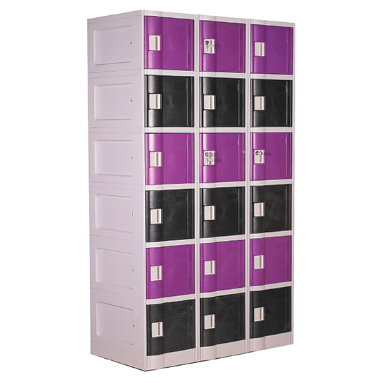 6 Compartment ABS Locker