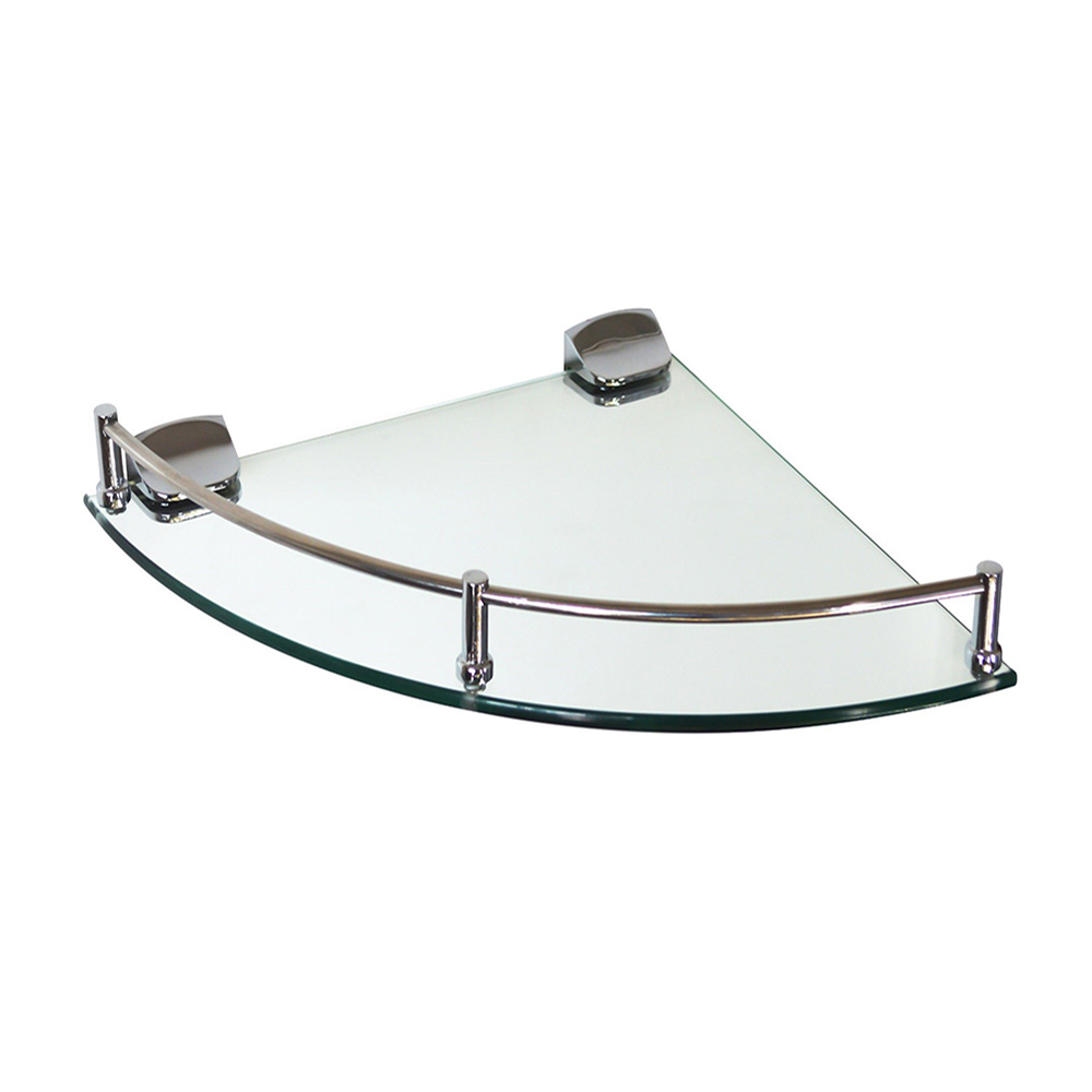Bathroom Accessories|Glass Shelf|Corner Clear tempered