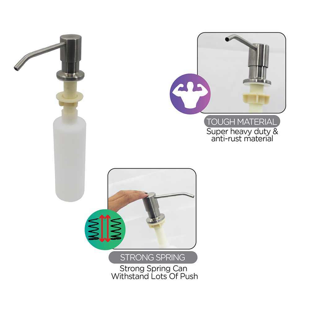 Accessories & Fittings|Shower Set|Filter Tap & Soap Dispenser|Liquid soap dispenser