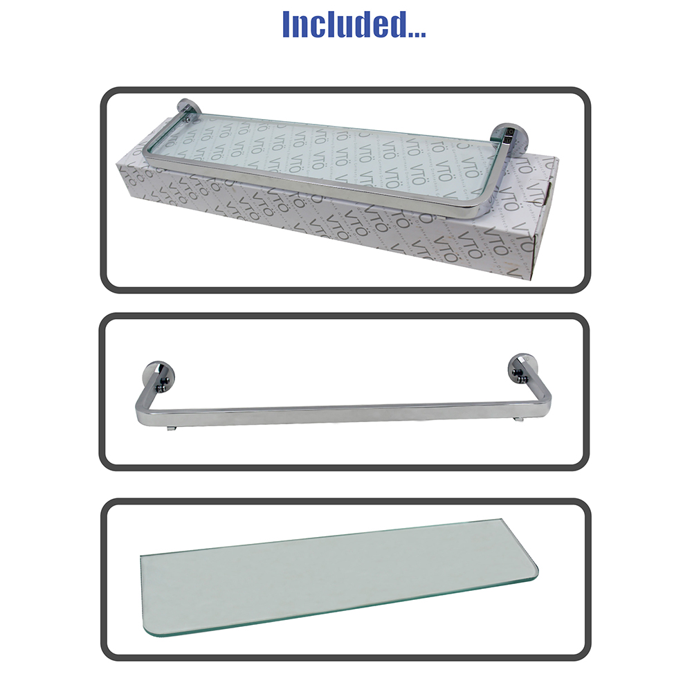 Bathroom Accessories|Series 811 ( Endless ) Stainless Steel|Glass shelf