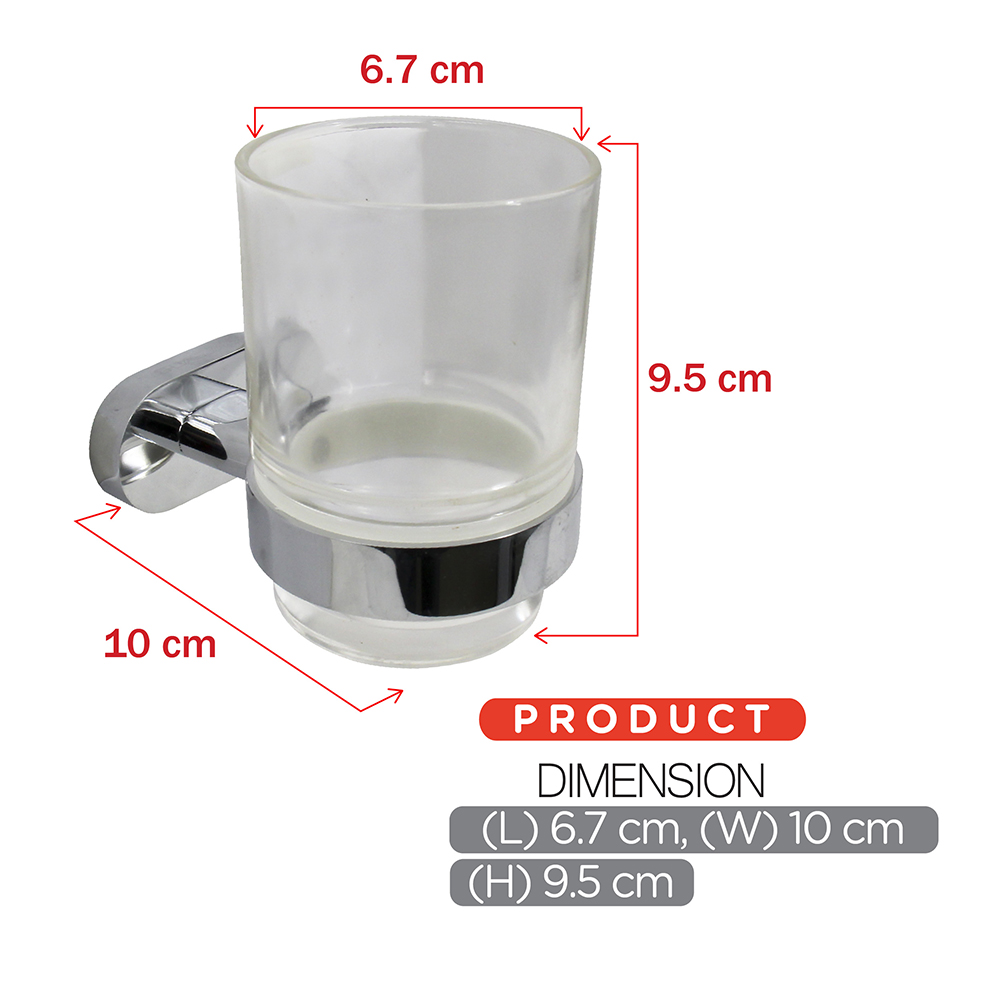 Bathroom Accessories|Series 833 ( Eclipse)|Tumbler with holder