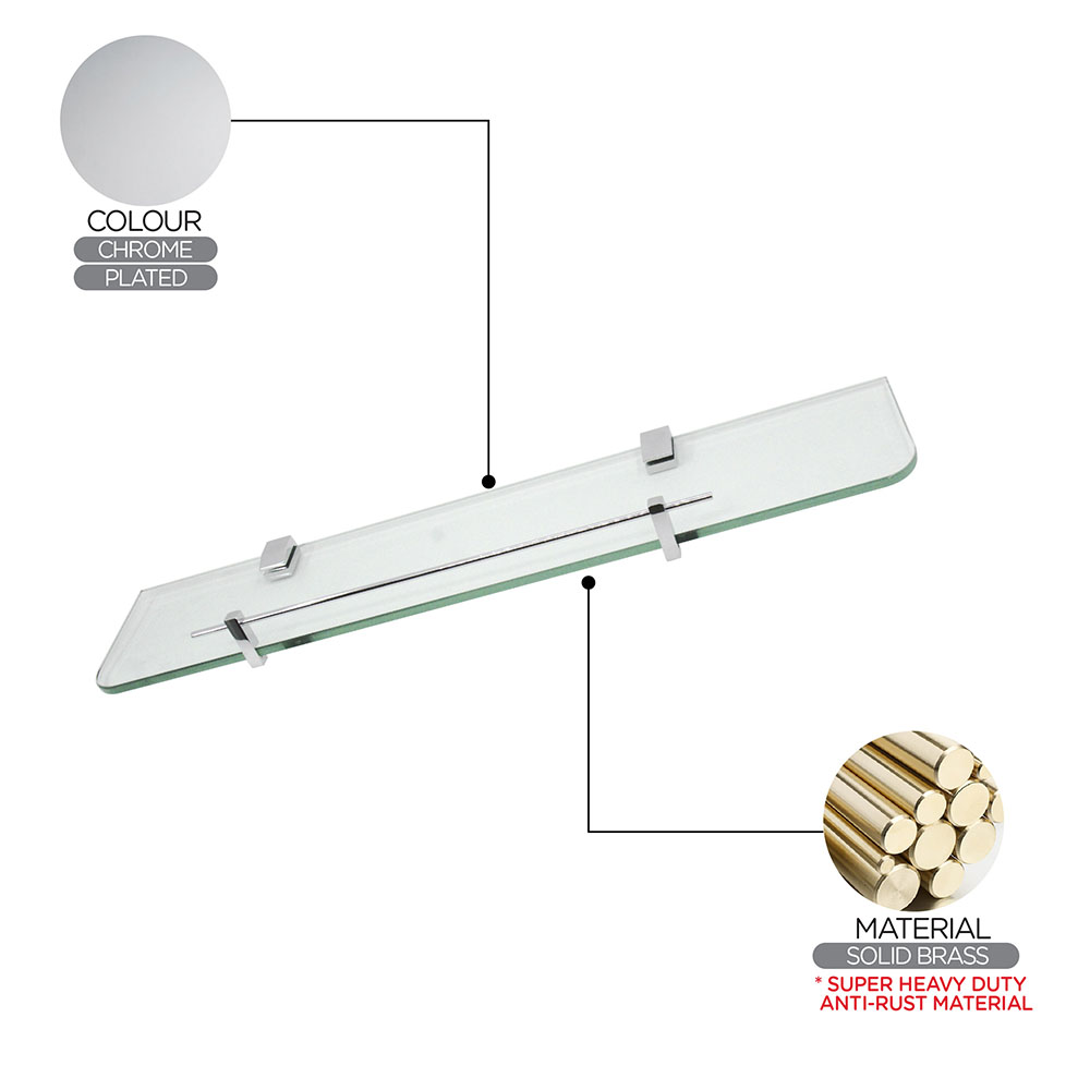 Bathroom Accessories|Glass Shelf|Holder and guard rail|